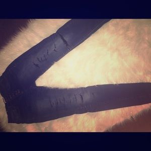 5 button, high waisted pants